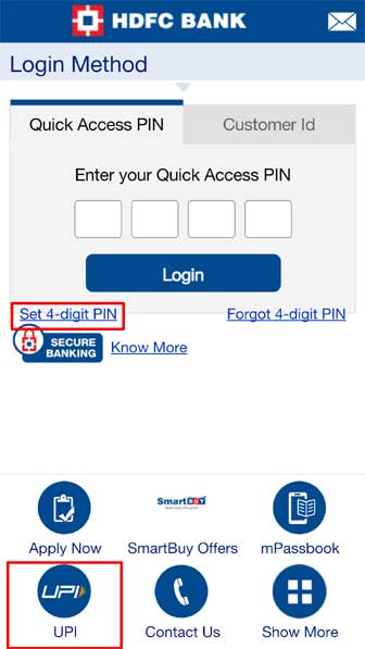 Hdfc Upi App Easy Money Transfer Payments Of India - 