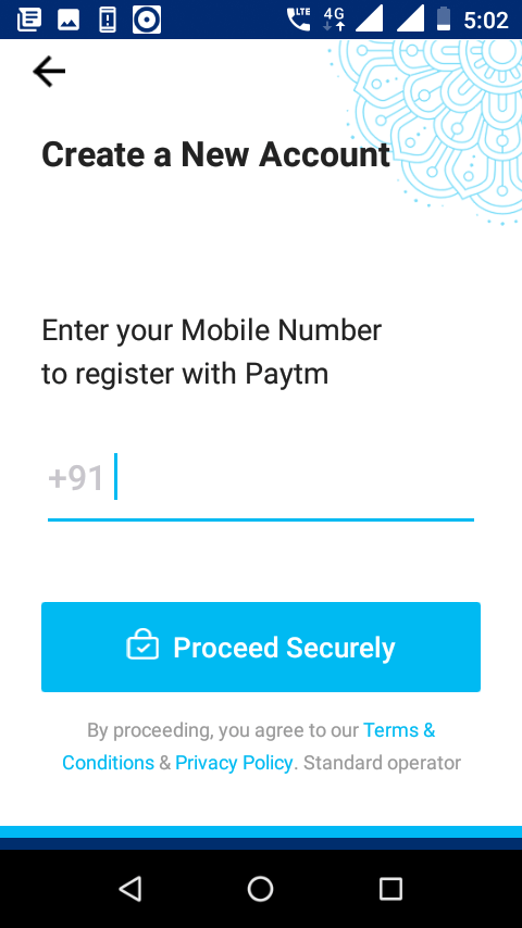Register Mobile Number