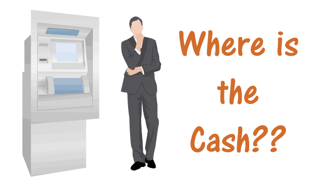 ATM Did not dispense cash