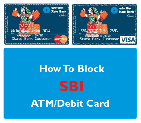 How To Block Sbi Atm Debit Card Through Sms Online And Call - 