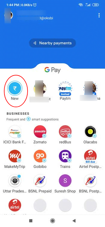 Request Feature of Google Pay