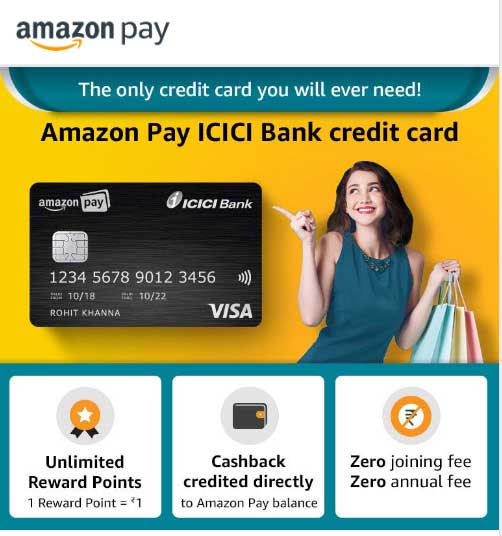 amazon Pay icici bank card benefits
