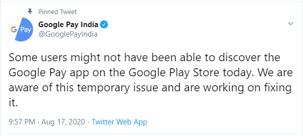 Google Pay India Response